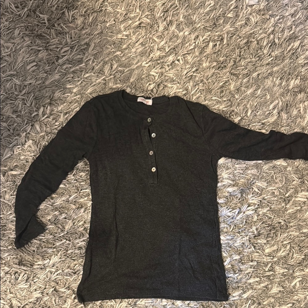 Goldie Black Long Sleeve Tee